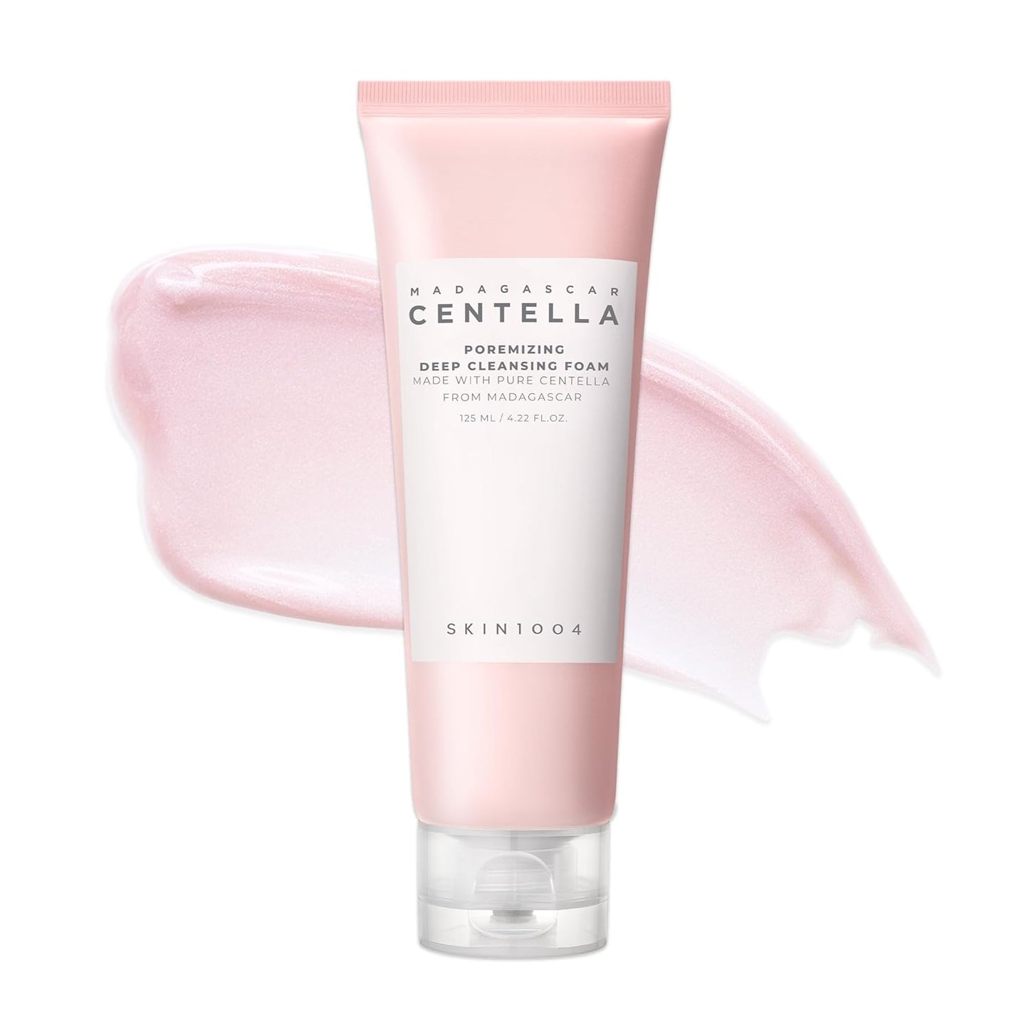 Skin1004 Madagascar Centella Poremizing Deep Cleansing Foam – porenreinigender Schaumreiniger mit Centella und Pink Salt für klare, frische Haut
