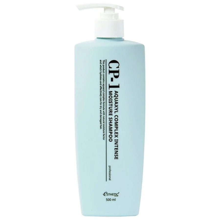 Esthetic House CP‑1 Aquaxyl Complex Intense Moisture Shampoo – feuchtigkeitsspendendes Moisture‑Shampoo für trockenes, glanzloses Haar, Produktfoto bei Chic & Glow.