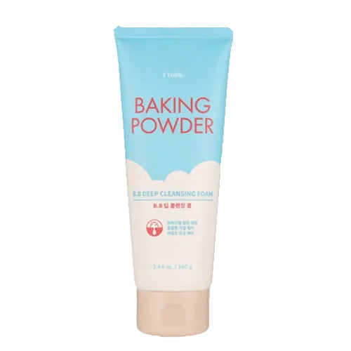 Etude House Baking Powder B.B. Deep Foam – porentief reinigender Schaumreiniger für ölige & unreine Haut, Produktfoto bei Chic & Glow.