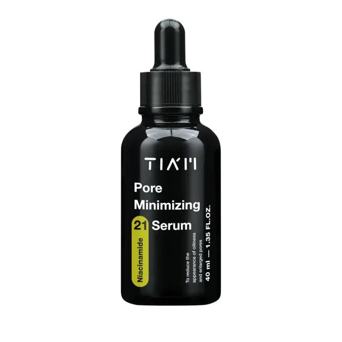 TIA’M Pore Minimizing 21 Serum – porenverfeinerndes Serum mit 21% Niacinamide & Zink zur Glättung und Sebumkontrolle, Produktfoto bei Chic & Glow.
