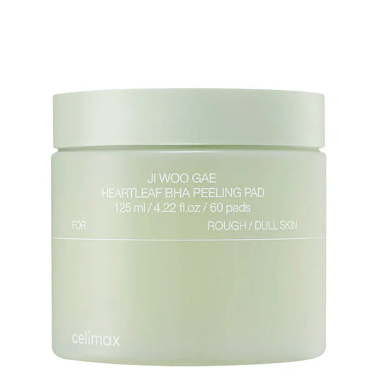 Celimax Heartleaf BHA Peeling Pad – sanfte Peeling‑Pads mit Heartleaf & BHA zur Porenreinigung und Beruhigung, Produktfoto bei Chic & Glow.