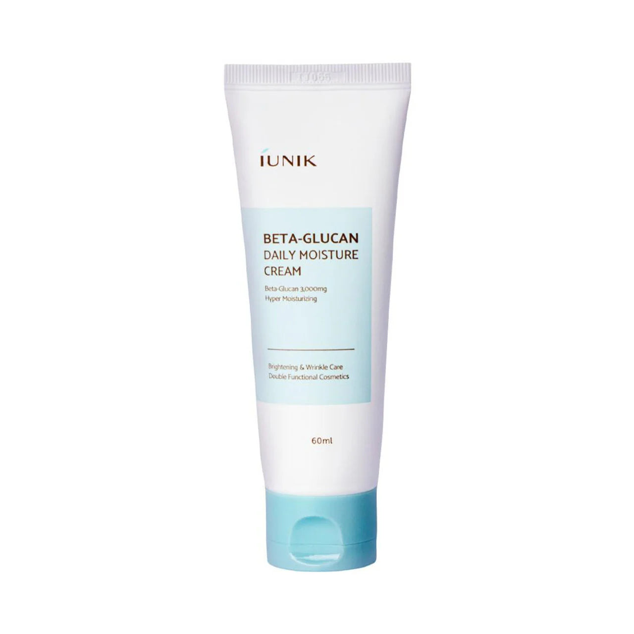 iUnik Beta‑Glucan Daily Moisture Cream – intensiv feuchtigkeitsspendende Creme mit Beta‑Glucan für eine starke Hautbarriere & pralle Haut, Produktfoto bei Chic & Glow.
