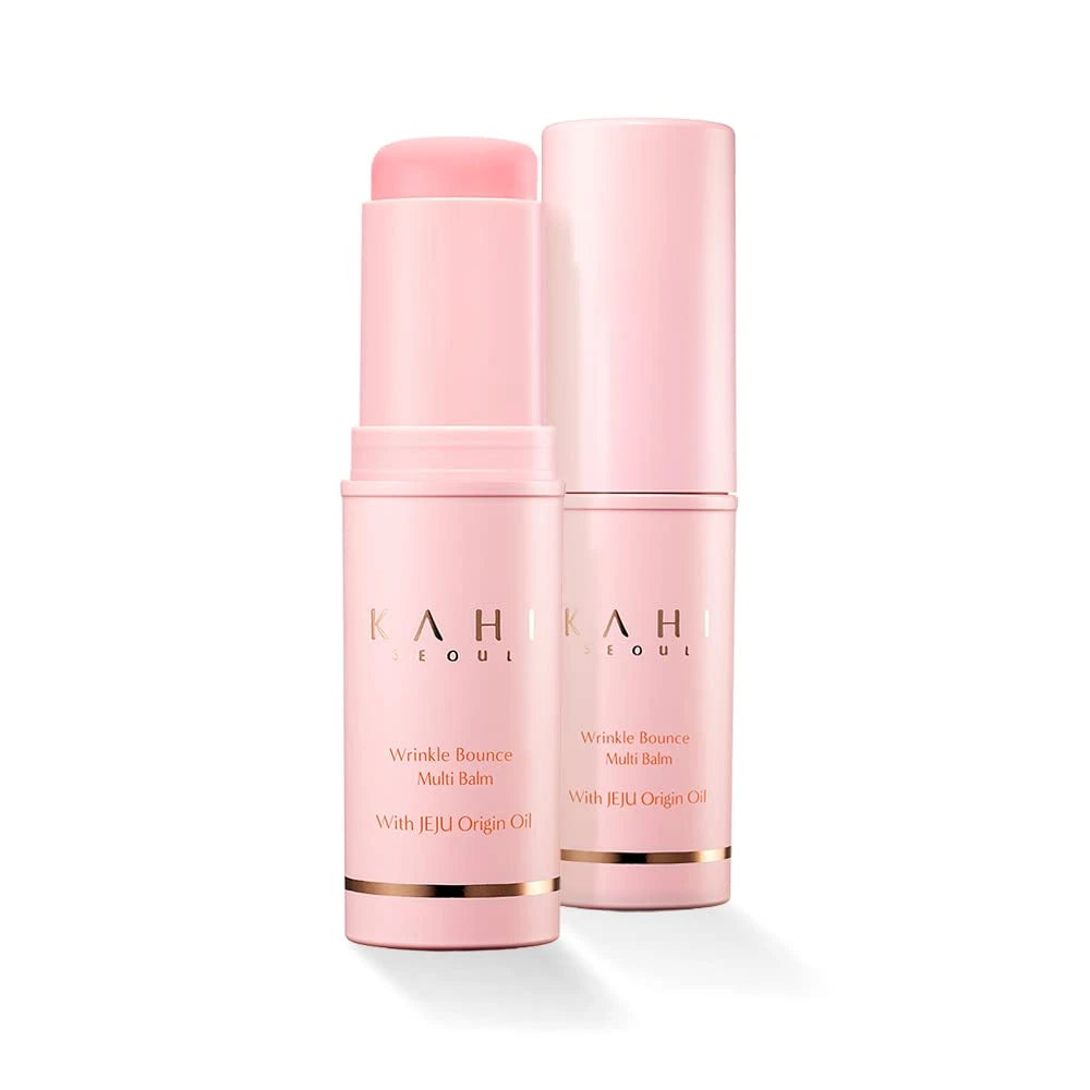 Kahi Wrinkle Bounce Multi Balm – glättender, feuchtigkeitsspendender Multi‑Balm für feine Linien & sofortigen Glow, Produktfoto bei Chic & Glow.