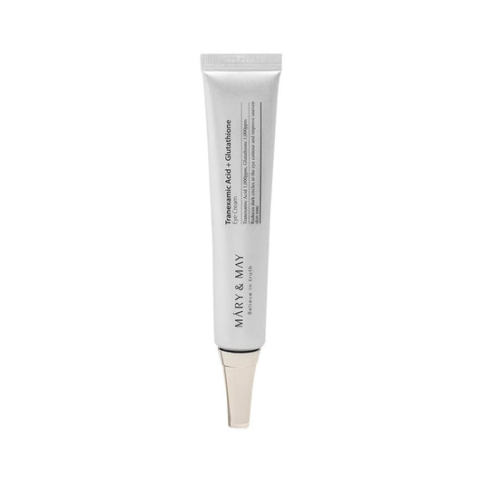 Mary & May Tranexamic Acid + Glutathion Eye Cream – aufhellende, glättende Augencreme gegen dunkle Augenringe & Pigmentflecken, Produktfoto bei Chic & Glow.