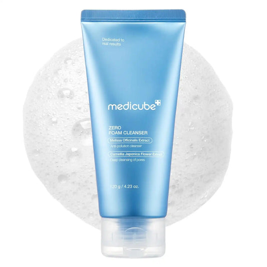 Medicube Zero Foam Cleanser – porentiefer, talgregulierender Schaumreiniger für klare, glatte Haut, Produktfoto bei Chic & Glow.