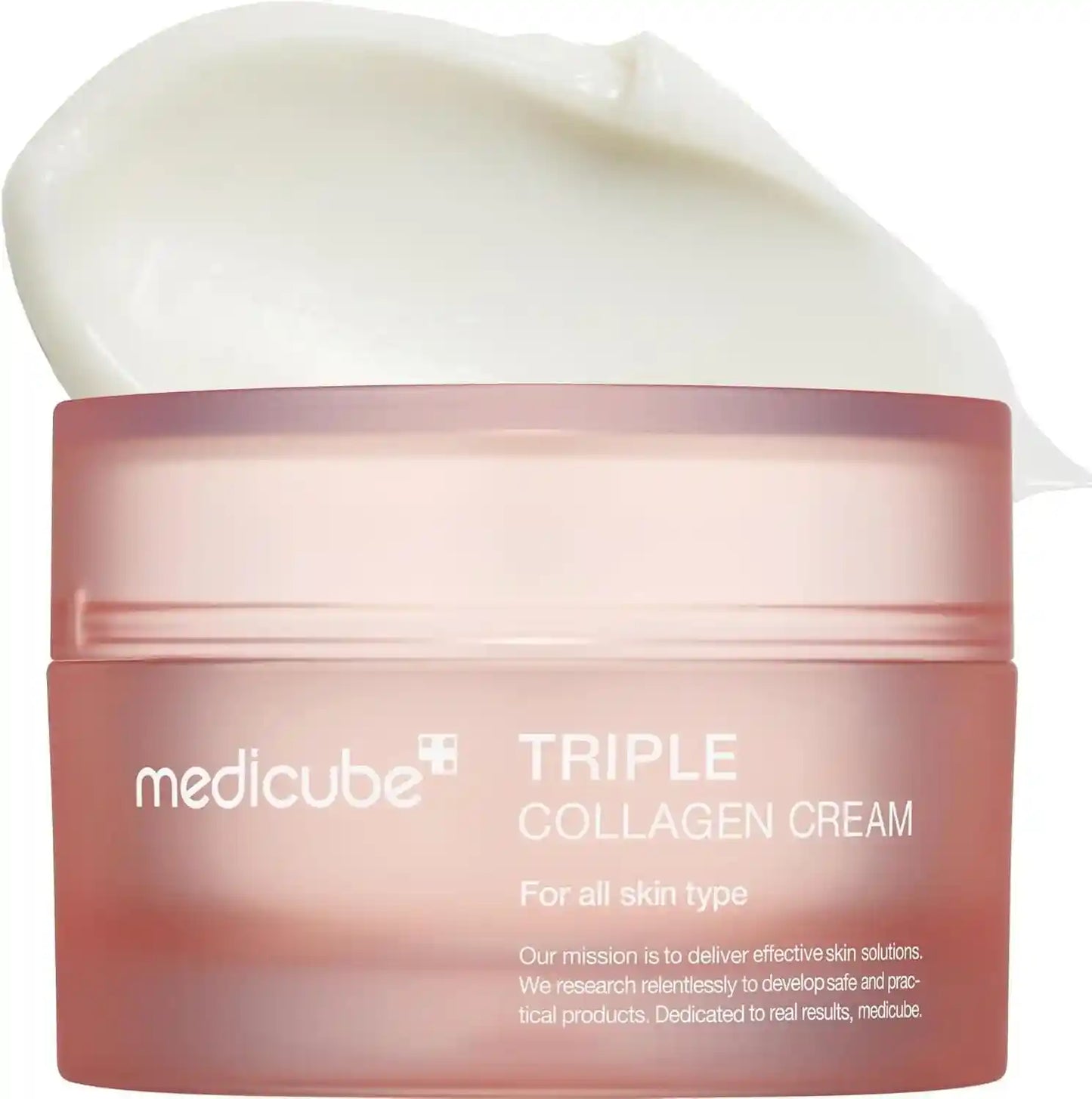 Medicube Triple Collagen Cream – straffende, feuchtigkeitsspendende Gesichtscreme mit dreifachem Kollagen für pralle, glatte Haut, Produktfoto bei Chic & Glow.