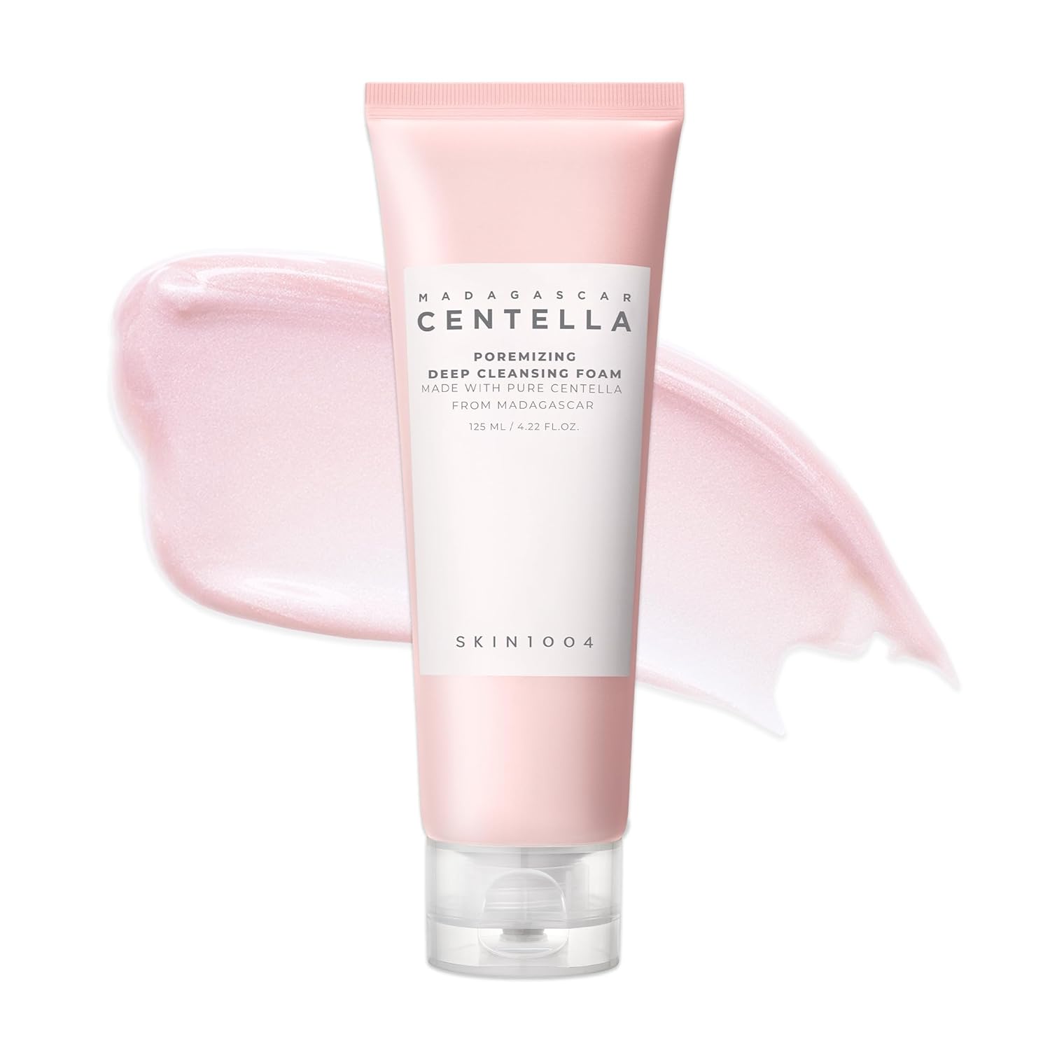Skin1004 Madagascar Centella Poremizing Deep Cleansing Foam – porenreinigender Schaumreiniger mit Centella und Pink Salt für klare, frische Haut