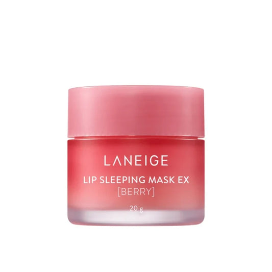 Laneige Lip Sleeping Mask EX Berry – Frontansicht der beliebten Overnight‑Lippenmaske für intensive Feuchtigkeit & geschmeidige Lippen, Produktfoto bei Chic & Glow.