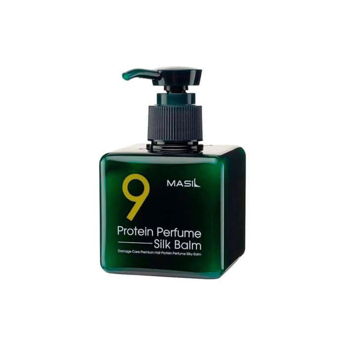 Masil 9 Protein Perfume Silk Balm – proteinreiches Leave‑In für Glanz, Geschmeidigkeit & Anti‑Frizz, Produktfoto bei Chic & Glow.