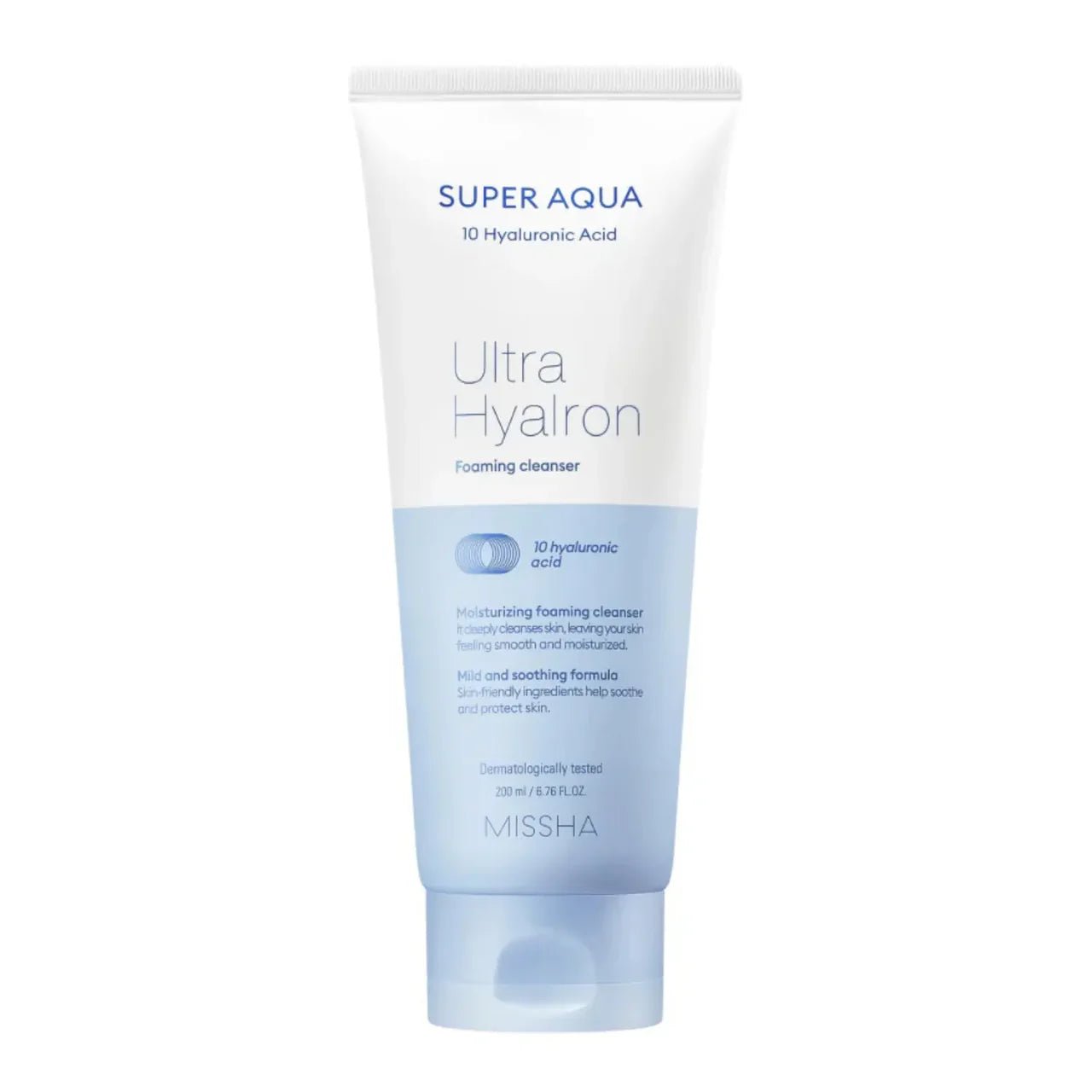 Missha Super Aqua Ultra Hyalron Cleansing Foam - Chic & Glow