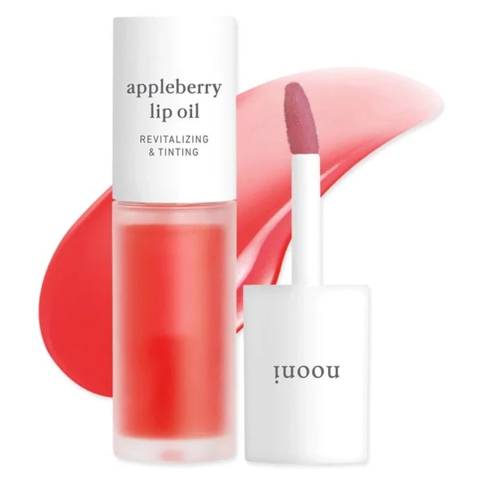 Nooni Appleberry Lip Oil – pflegendes Lippenöl mit fruchtigem Berry‑Finish für weiche, glänzende Lippen, erhältlich bei Chic & Glow.