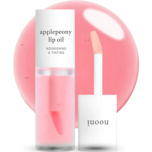 Nooni Applepeony Lip Oil – pflegendes Lippenöl mit zartem Peony‑Duft für weiche, glänzende Lippen, erhältlich bei Chic & Glow.