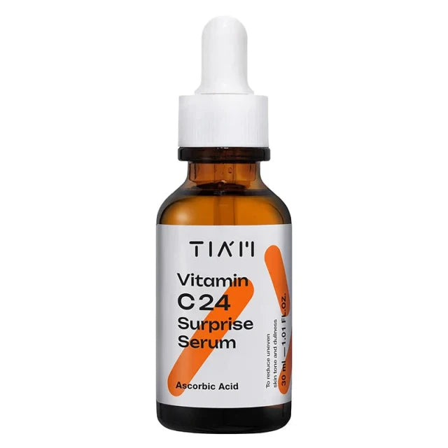 TIA’M Vitamin C24 Surprise Serum – Produktfoto der Vorderseite, hochdosiertes Vitamin‑C‑Serum für Glow & ebenmäßige Haut, erhältlich bei Chic & Glow.