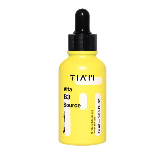 TIA’M Vita B3 Niacinamide Serum – Produktfoto der Flasche, klärendes Serum zur Porenverfeinerung und für einen ebenmäßigen Glow, erhältlich bei Chic & Glow.